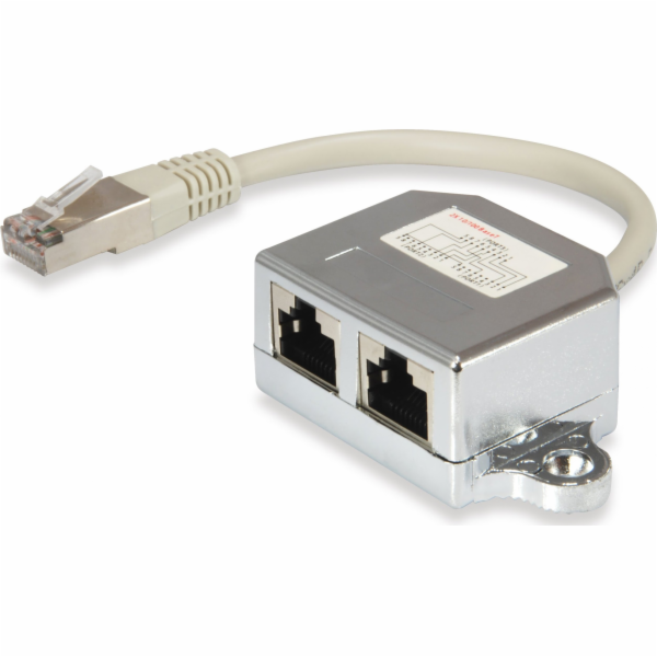 Equip Equip Splitter C5 1xRJ45 2xRJ45 St/Bu 0,15m