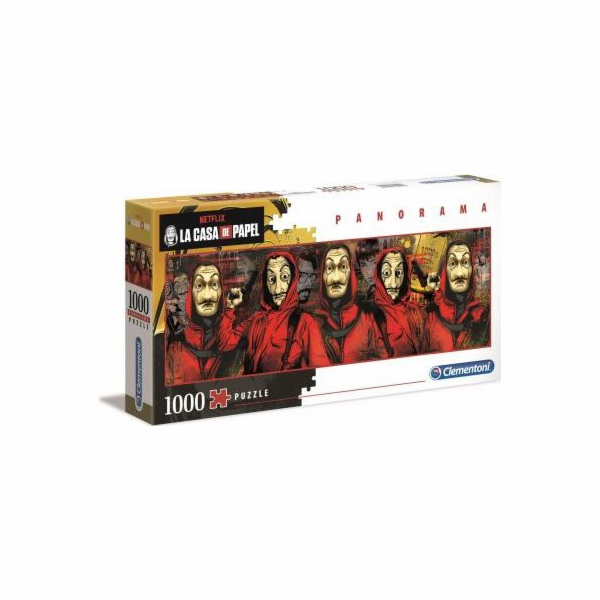 Clementoni Puzzle 1 000 dílků Panorama La Casa de Papel (...