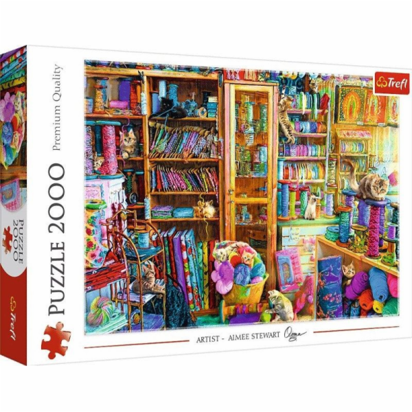 Puzzle Trefl 2000 ks. Kočičí ráj