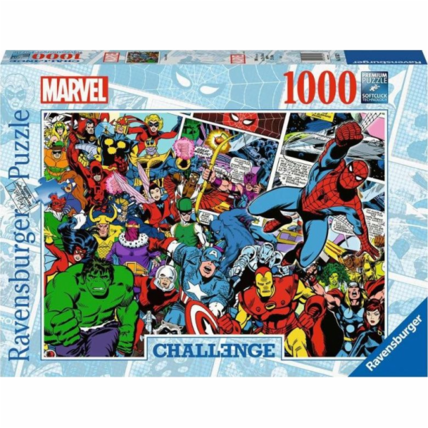 Puzzle 1000 dílků Challange Marvel
