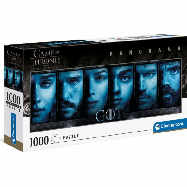 Puzzle 1000 dílků Panorama Hry o trůny