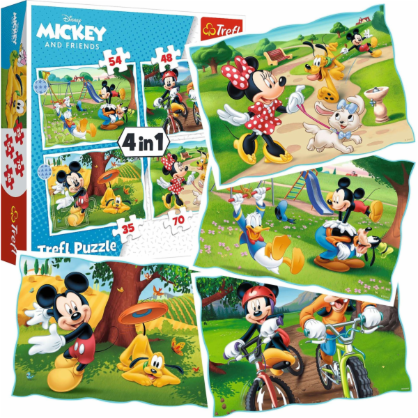 Puzzle 4v1 Cool Mickey's Day