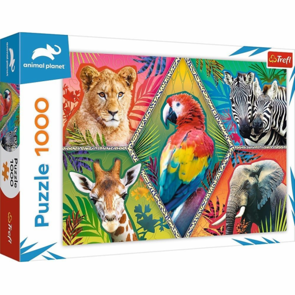 Trefl Puzzle 1 000 dílků Exotická zvířata Planeta zvířat