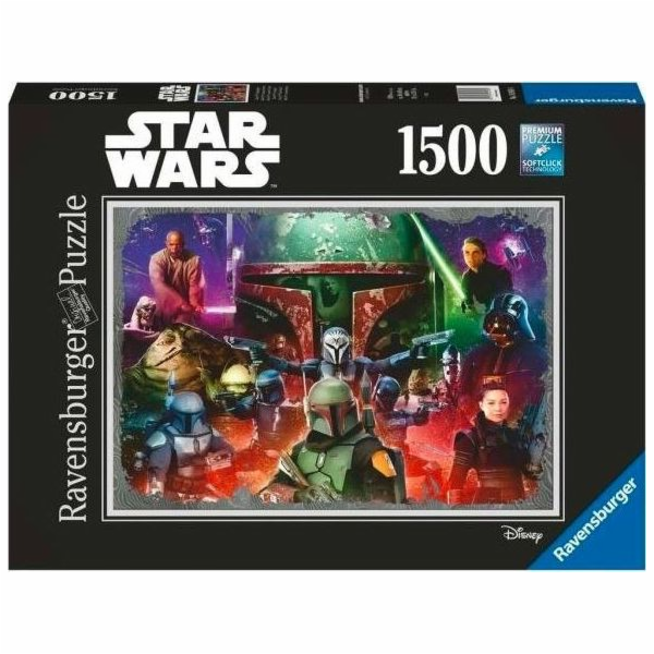 Ravensburger 2D puzzle 1 500 dílků Boba Fett. lovec odměn