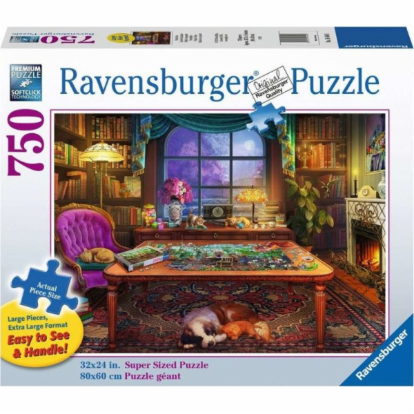 2D puzzle pro seniory Puzzle fan room 750 dílků