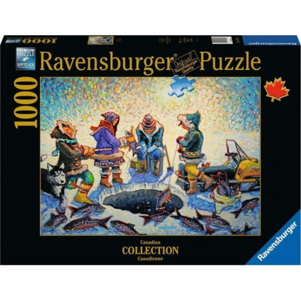 Ravensburger 2D Puzzle 1000 dílků Lov na ledě
