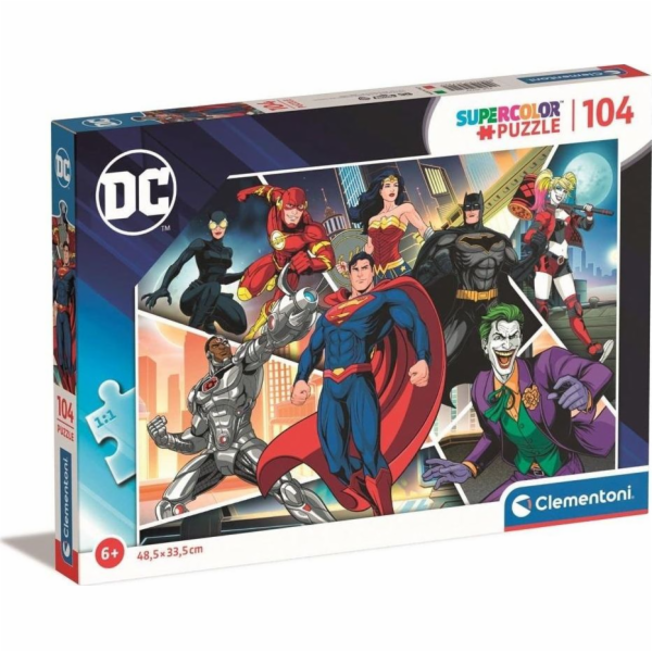 Puzzle 104 elementy Super Kolor DC Comics