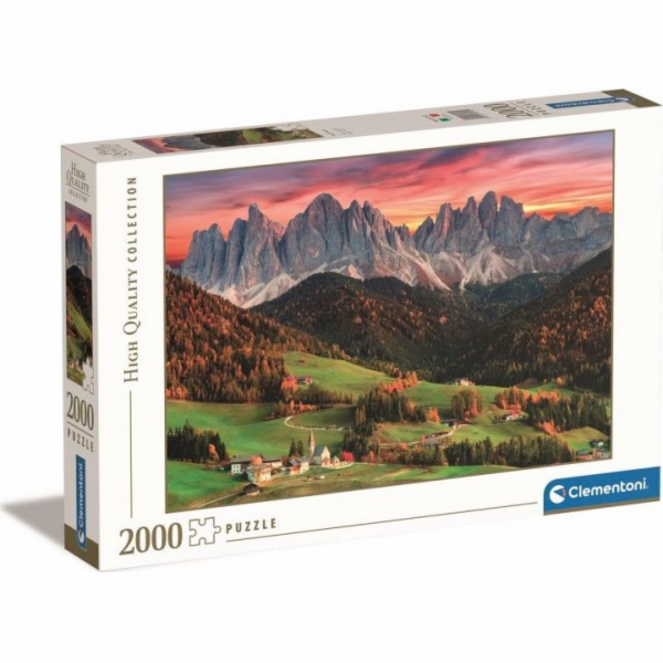 Puzzle 2 000 dílků vysoké kvality, Val Di Funes