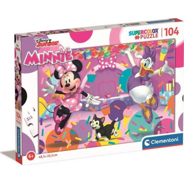 Puzzle 104 dílků Super Color Minnie