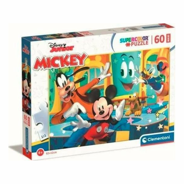Puzzle 60 dílků Maxi Super Color Mickey
