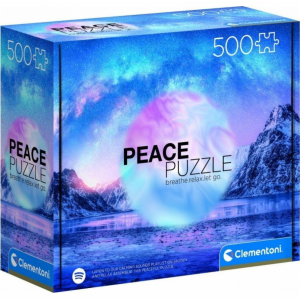 Puzzle 500 dílků Peace Collection Light Blue