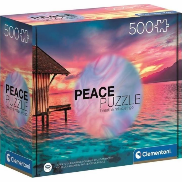Clementoni Puzzle 500 dílků Peace Collection Living The P...