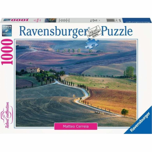 Puzzle Ravensburger 1000 dílků Toskánsko