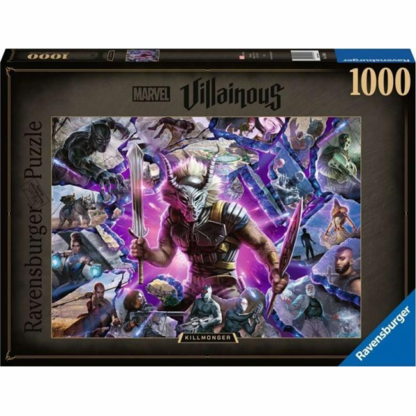 Puzzle Ravensburger 1000 dílků Darebný. Killmonger