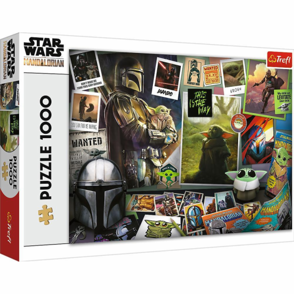 Puzzle 1000 dílků Kolekce mandalorianského grogu