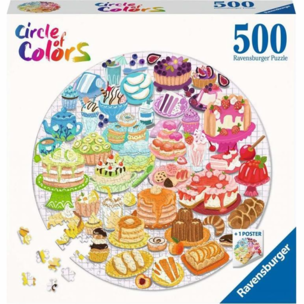 Puzzle 500 dílků Dezerty