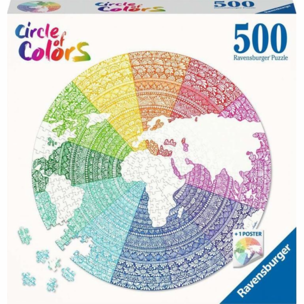 Puzzle 500 dílků Mandala