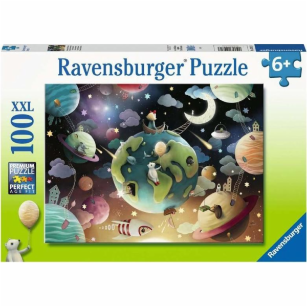 Puzzle 100 dílků XXL Space hřiště
