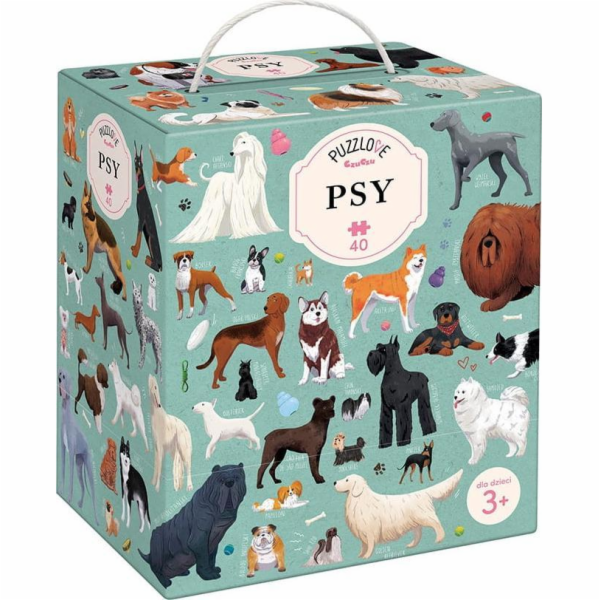 Bright Junior Media Puzzlove CzuCzu Psy 40 ks.