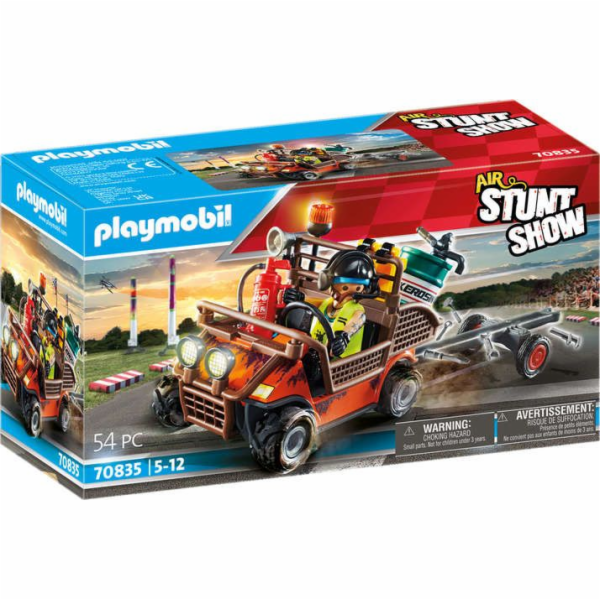 Mobilní servis Playmobil, Kaskaderská show, 54 dílků 70835