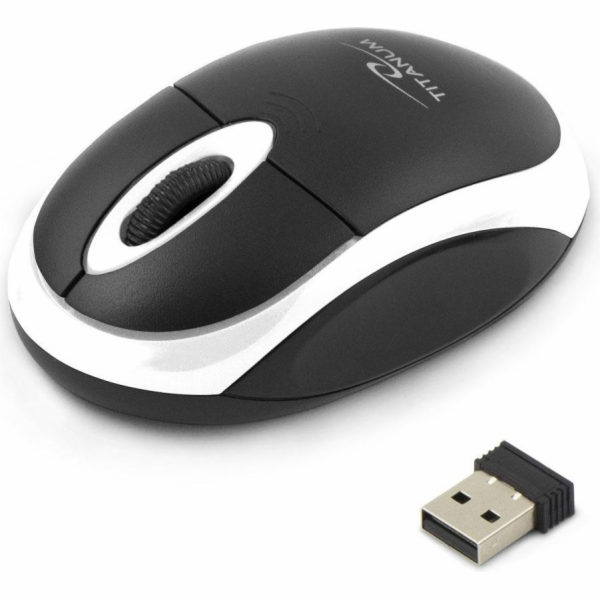 Bezdrátová myš Titanum 2,4 GHZ, 3D Opt USB Vulture