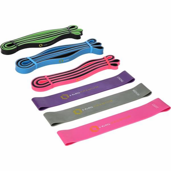 HMS Premium Exercise Rubber Set GU04/06 Pro Set