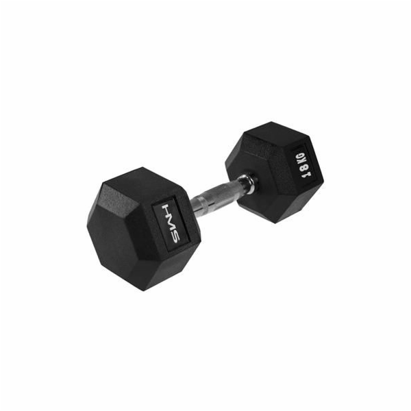HMS činka Hex Pro pogumovaná 1 x 18 kg