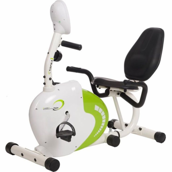 Horizontal magnetic bicycle white and green HMS R9259