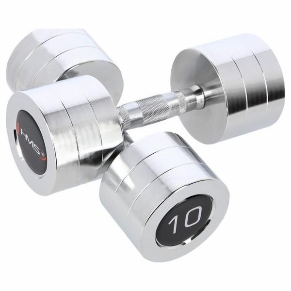 Chrome dumbbells 2x10 kg HMS CHD10
