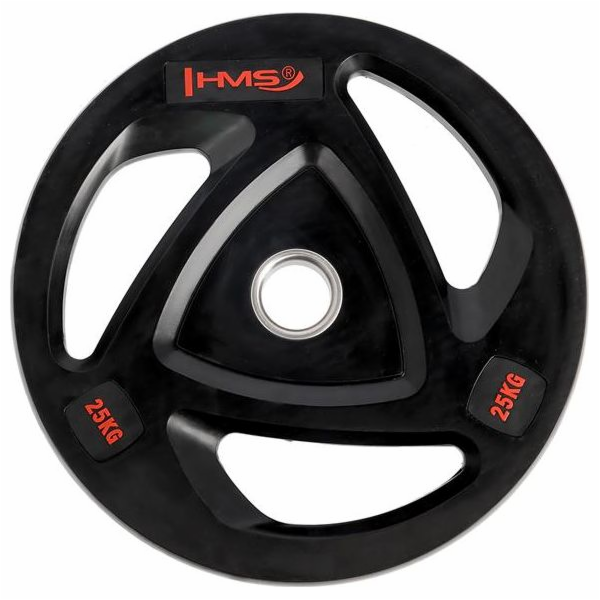Pogumovaná olympijská deska 25 kg HMS TOX25