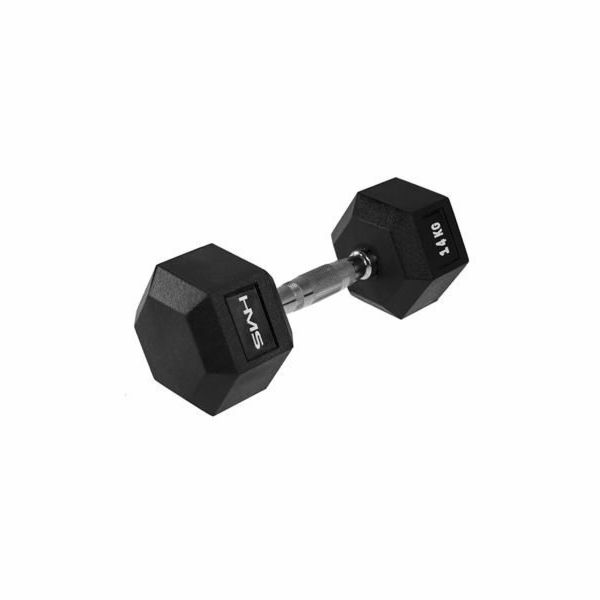 HMS činka Hex Pro pogumovaná 1 x 14 kg