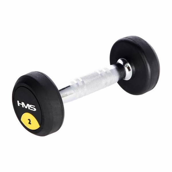 Rubberized dumbbell 2kg HMS HG PRO 2
