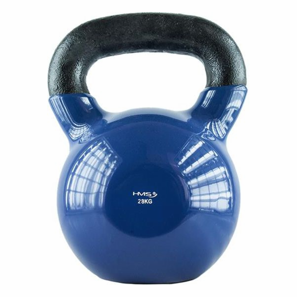 Kettlebell HMS KNV28 pogumovaný 28 kg