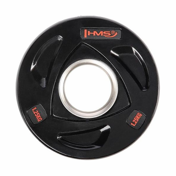 HMS TOX01 Černý olympijský talíř pogumovaný 1,25 kg