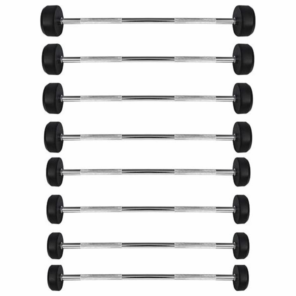 HMS GSG-15 Barbell/Gryf Permanentní pogumovaný 15 kg HMS