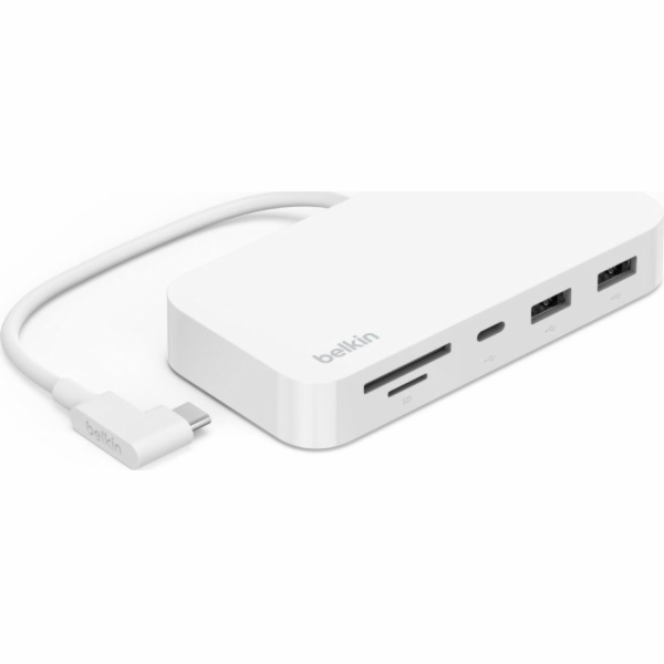 Belkin CONNECT USB-C 6-in-1 Multiport-Hub+ Holder INC011btWH