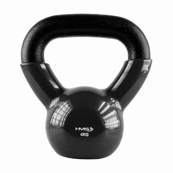 Kettlebell vinyl 4kg black HMS KNV04