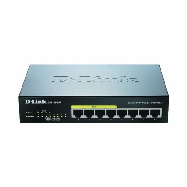 D-Link&nbsp;DGS-1008P&nbsp;D-Link&nbsp;DGS-1008P&nbsp;8-port&nbsp;Gigabit&nbsp;Desktop&nbsp;...