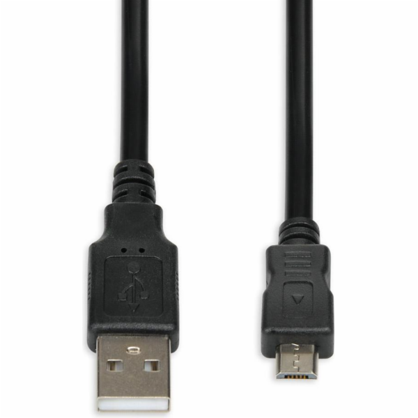 iBox IKU2M18 USB kabel 1,8 m USB 2.0 USB A Micro-USB B Černá