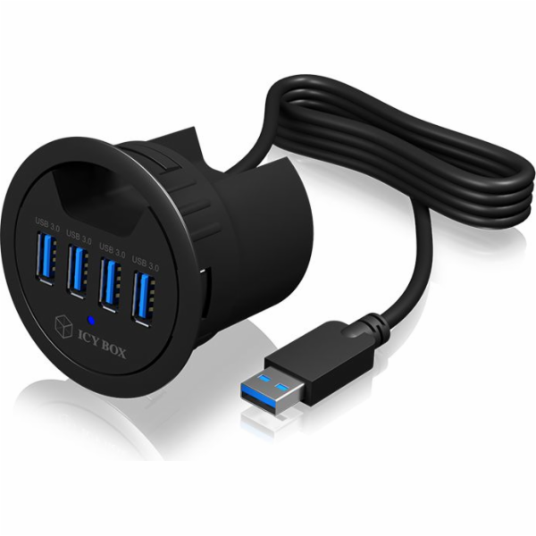 ICY BOX in-Desk Hub 4xUSB 3.0