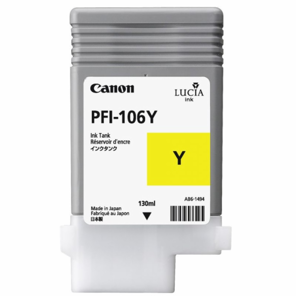 Náplň CANON PFI-106Y Yellow pre iPF 6300/6300s/6350/6400/...