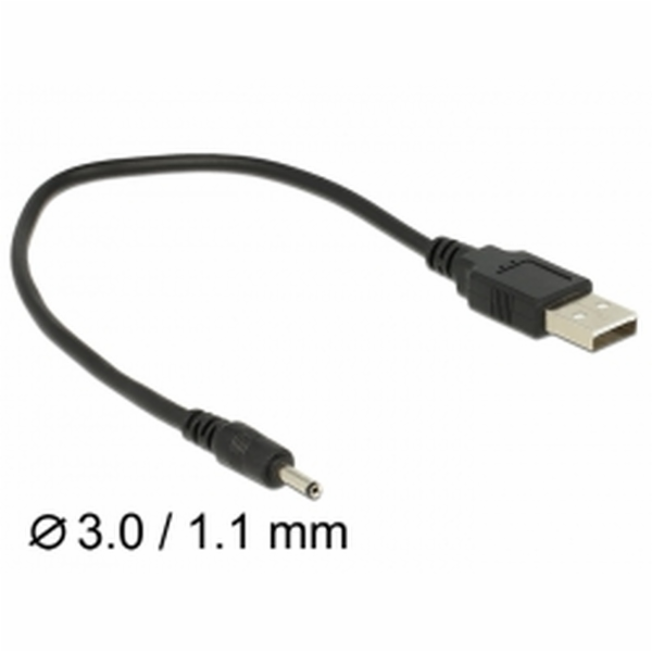 Delock Cable USB Type-A Plug Power > DC 3.0 x 1.1 mm male...