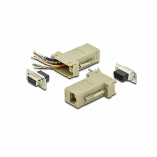 Digitus sériový adaptér,  RS 232 DB9, RJ45, Modular, DB9 ...