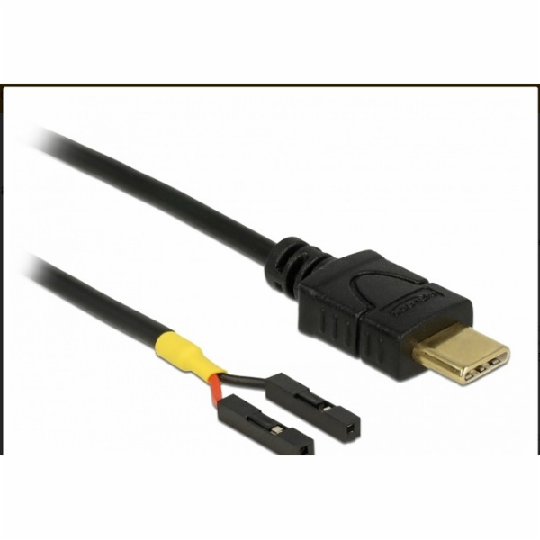 Delock Kabel USB Type-C™ samec > 2 x pin konektor samice ...