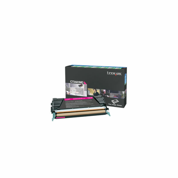 Lexmark - Purpurová - originální - kazeta s barvivem LCCP...