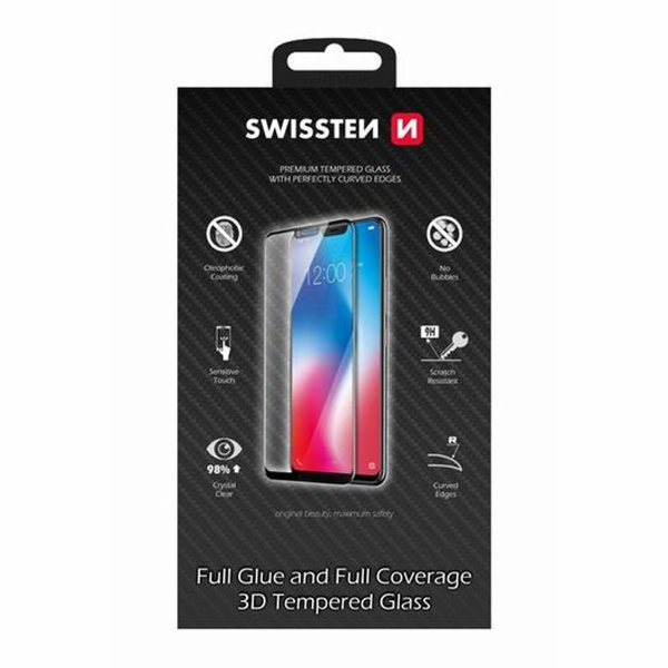 SWISSTEN Ultra Durable 3D GLASS pro Apple iPhone 11 PRO M...