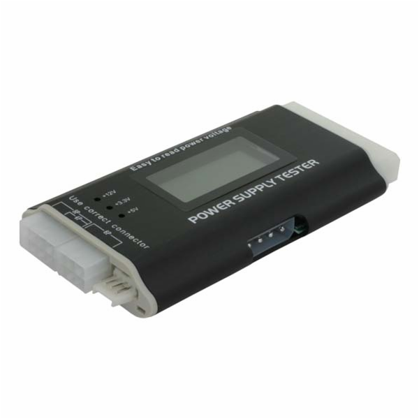 Delock tester ATX zdrojů III (24-pin), LCD display - 1815...