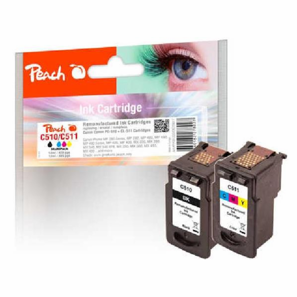 PEACH Canon CLI-551XL - kompatibilní cartridge, cyan, 13 ml