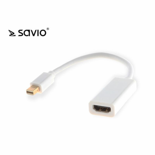 Savio CL-57 adaptér k video kabelům 0,2 m Mini DisplayPor...