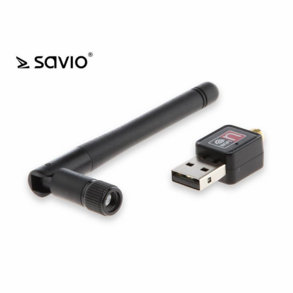 Adaptér WiFi na USB s anténou, 150Mbps, CL-63